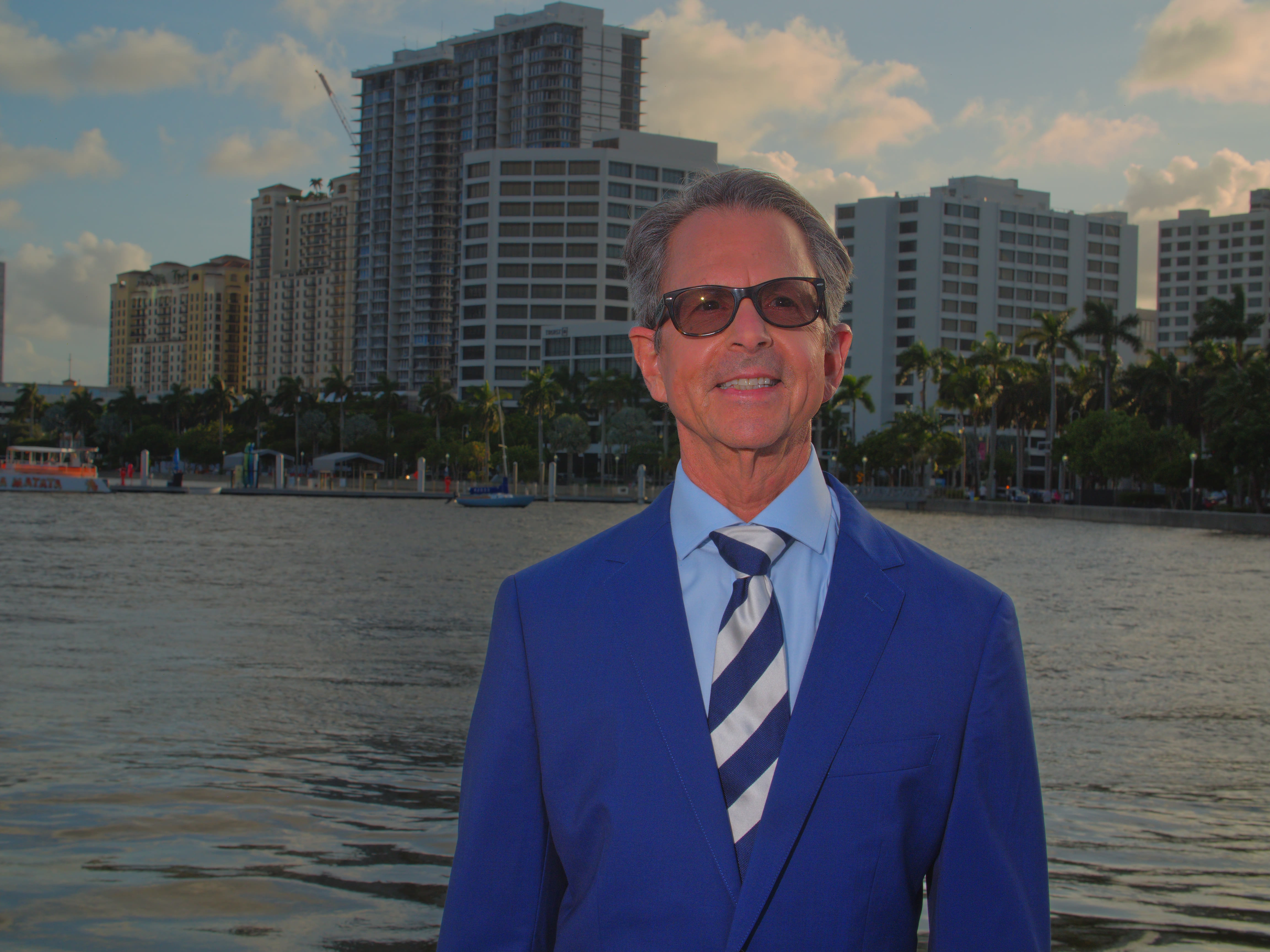Gregg Weiss on the West Palm Beach waterfront